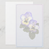 パンジー・デュオ 便箋 (正面/裏面)