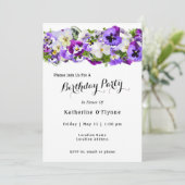 パンジー・バースデー 招待状 (スタンド正面)