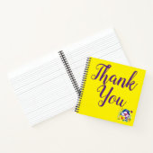 パンジー、パープル&イエローをありがとう | ノートブック (内部)