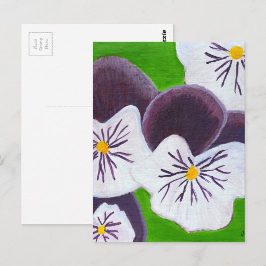 パンジー ポストカード (正面/裏面)