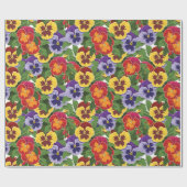 パンジー ラッピングペーパー (フラット)