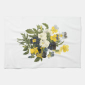 パンジー&ヴィオレヴィインタージュアート キッチンタオル (横)