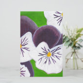 パンジー 便箋 (スタンド正面)