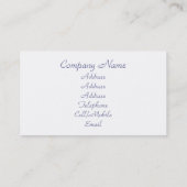 パンジー 名刺 (裏面)