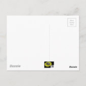 パンジー – 紫色の黄色 ポストカード (裏面)