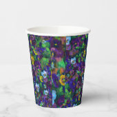 パンジー[紫]カップ 紙コップ (左)