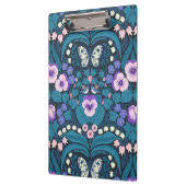 パンジー、鳥と蝶 クリップボード (左)