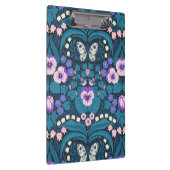 パンジー、鳥と蝶 クリップボード (右)