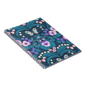 パンジー、鳥と蝶 ノートブック (右側)