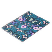 パンジー、鳥と蝶 ノートブック (左側)