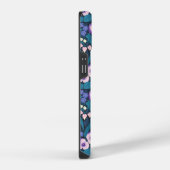 パンジー、鳥と蝶 iPhoneケース (右側面)