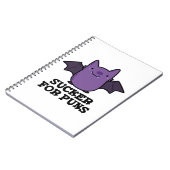 パンスベビーおもしろいこうもりプリンの吸盤 ノートブック (左側)