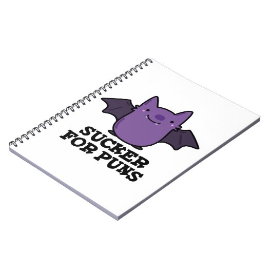 パンスベビーおもしろいこうもりプリンの吸盤 ノートブック (左側)