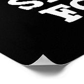 パンスラグプリンおもしろいダークBG用スラグカー ポスター (角)