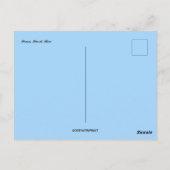 パンス・プエルトリコの熱帯性花 ポストカード (裏面)