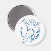 パンセクシャルスポークスチャーのピットパット マグネット (正面/裏面)