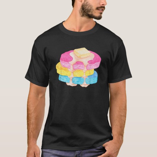 パンセクシャルパンケーキTシャツ Tシャツ (正面)