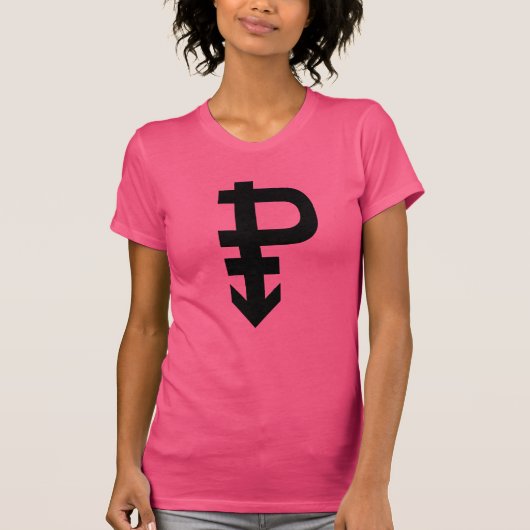 パンセクシャルプライドシンボル Tシャツ (正面)