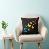 パンセクシャルプライドバタフライトレイル クッション (椅子)