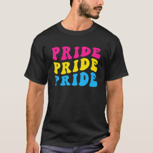 パンセクシャルプライドパンフラッグゲイトランス同性愛者LGBTQ Tシャツ