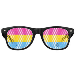 パンセクシャルプライドフラッグサングラス レトロサングラス