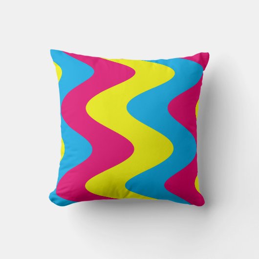 パンセクシャルプライド国旗 クッション (正面)