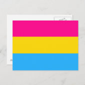 パンセクシャルプライド国旗 ポストカード (正面/裏面)