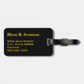 パンセクシャルプライド国旗 ラゲッジタグ (裏面横)