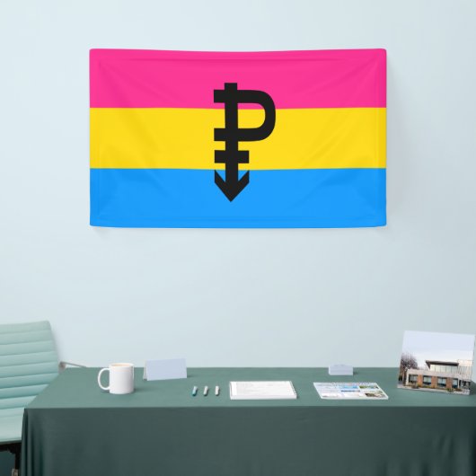 パンセクシャルプライド国旗 横断幕 (トレードショー)