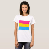 パンセクシャルプライド国旗 Tシャツ (正面フル)
