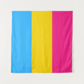 パンセクシャルプライド国旗LGBTQ タペストリー (正面(横))