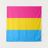 パンセクシャルプライド国旗LGBTQ タペストリー (正面)