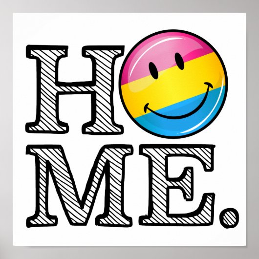 パンセクシャルプライド笑顔フラグ引っ越し祝いパーティー ポスター (正面)