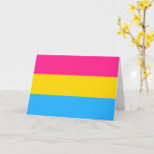 パンセクシャルプライド（パン国旗） カード (黄色い花)