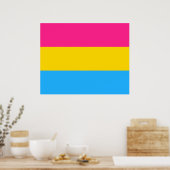 パンセクシャルプライド(パン国旗) ポスター (キッチン)