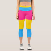 パンセクシャル国旗 カプリレギンス (正面)