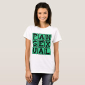 パンセクシャル、オムニセクシャル Tシャツ (正面フル)