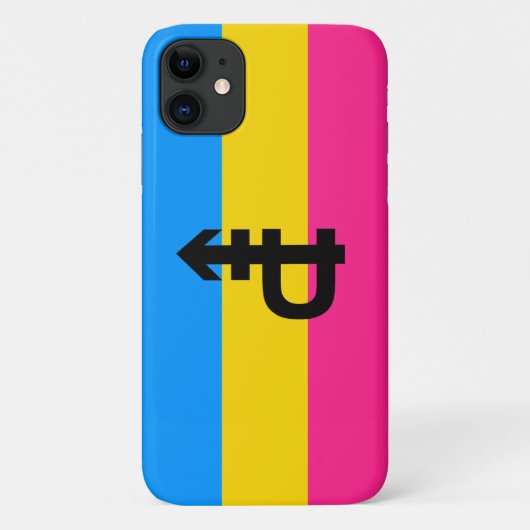 パンセクシャル・プライド・フラッグ Case-Mate iPhoneケース (裏面)