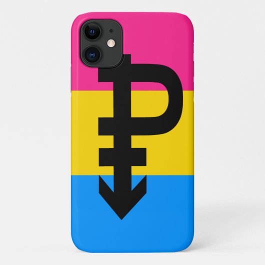 パンセクシャル・プライド・フラッグ Case-Mate iPhoneケース (裏面)