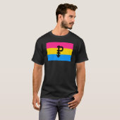 パンセクシャル・プライド・フラッグ Tシャツ (正面フル)