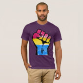 パンセクシャル・プライド・レジスタンス Tシャツ (正面フル)