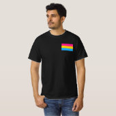 パンセクシャル・プライド Tシャツ (正面フル)