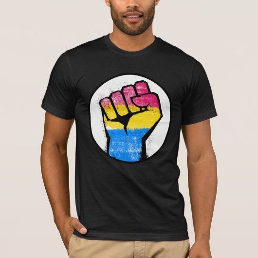 パンセクシャル・プライドTシャツ Tシャツ (正面)