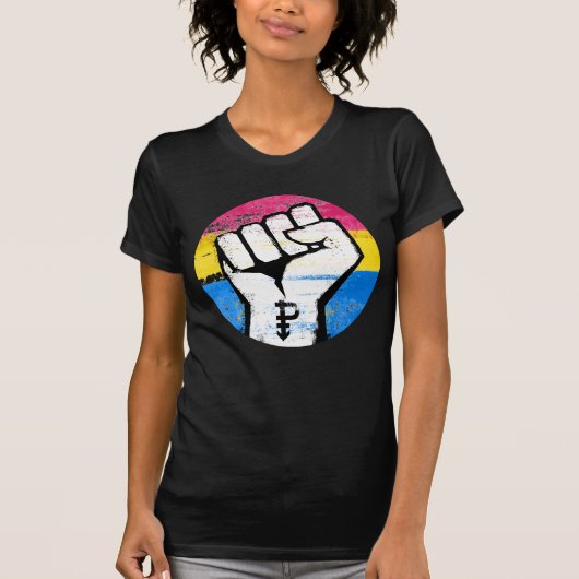 パンセクシャル・プライドTシャツ Tシャツ (正面)