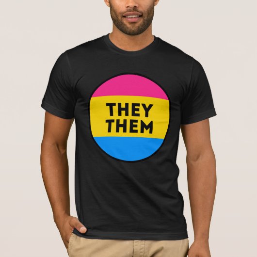 パンセクシャル・プライドTシャツ Tシャツ (正面)