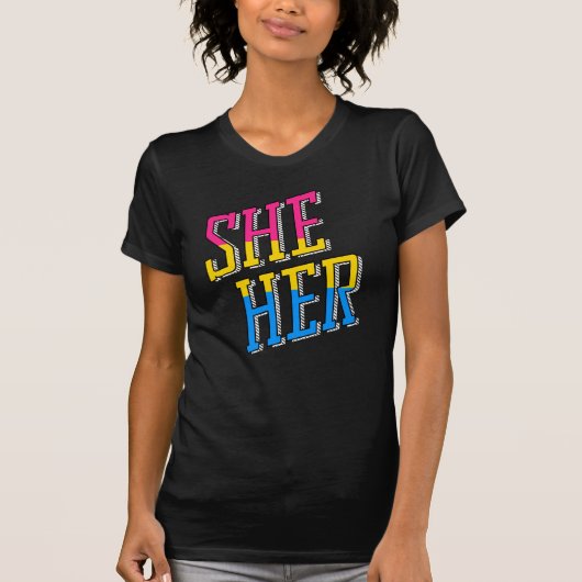 パンセクシャル・プライドTシャツ Tシャツ (正面)