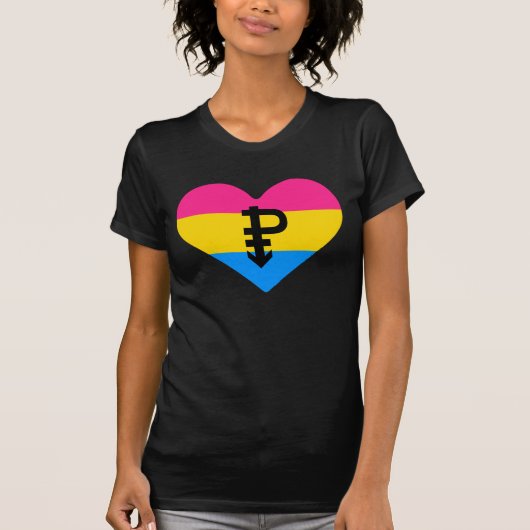 パンセクシャル・プライドTシャツ Tシャツ (正面)