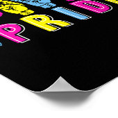 パンセクシャルASLプライドパンレインボーサイン言語ろう者 ポスター (角)