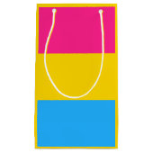 パンセクシュアリティフラッグスモール抱き枕 スモールペーパーバッグ (正面)