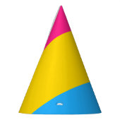 パンセクシュアリティプライド国旗 パーティーハット (左)